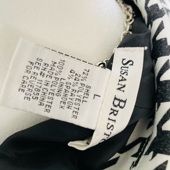 Sara Bristol Houndstooth Button Jacket SZ L - Picture 2 of 4